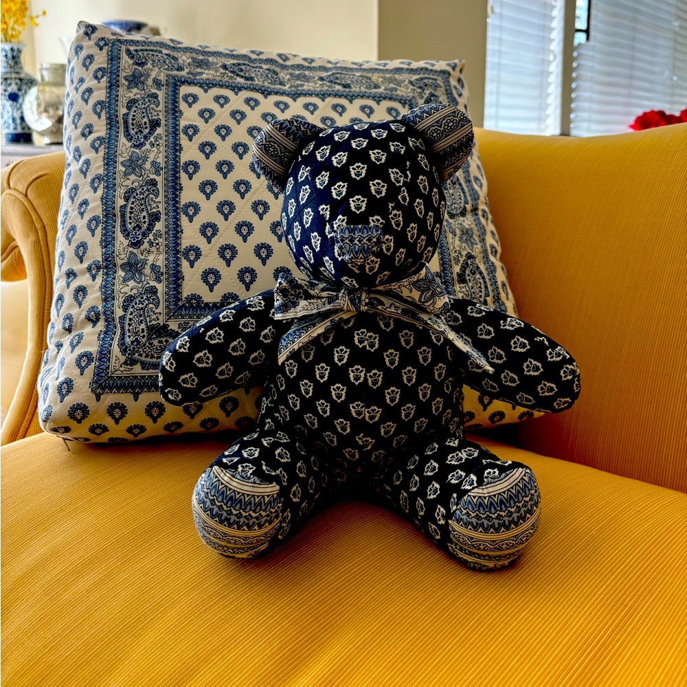 Pierre Deux Fabric Teddy Bear